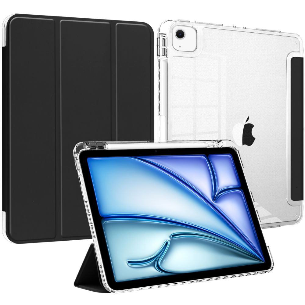 Tech Protection Hybrid Pencil iPad Air 2024 13 inch hoesje zwart