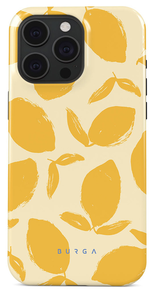 Burga Tough iPhone 15 Pro hoesje lemon tart