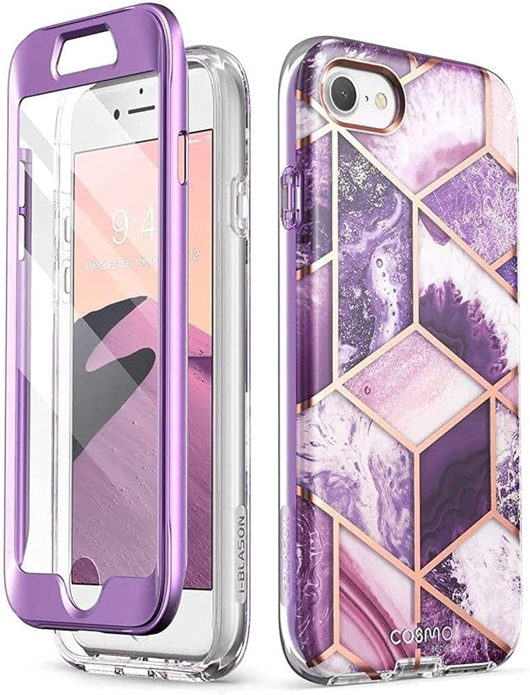 Supcase Cosmo iPhone SE 2022 / 2020 hoesje Paars