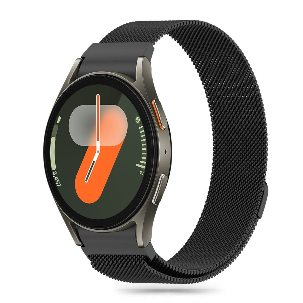 TechProtection Milanese Galaxy Watch 7 / 6 / 5 Pro / 5 / 4 / FE bandje zwart