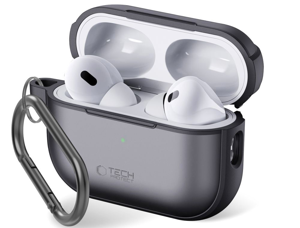 TechProtection matte AirPods Pro 2 hoesje zwart