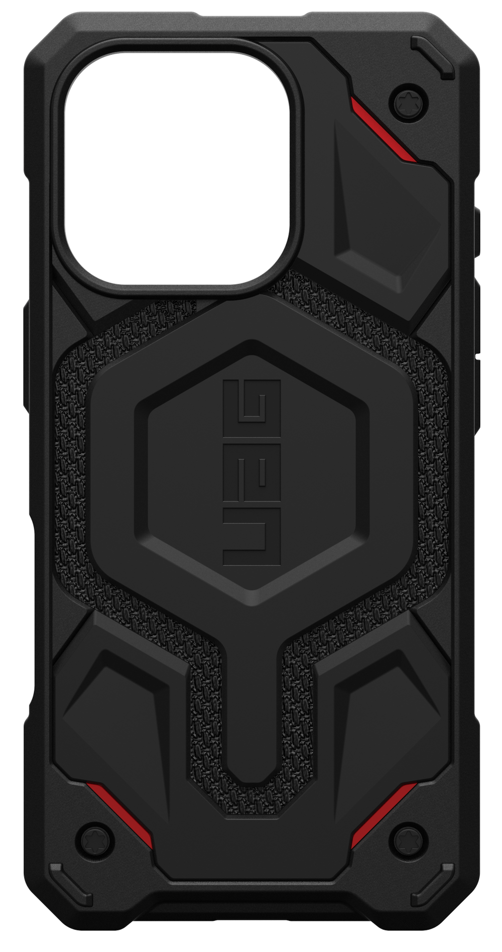 UAG Monarch Pro iPhone 16 Pro hoesje kevlar zwart