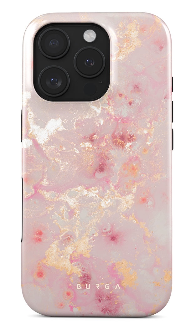 Burga Tough iPhone 16 Pro hoesje golden coral
