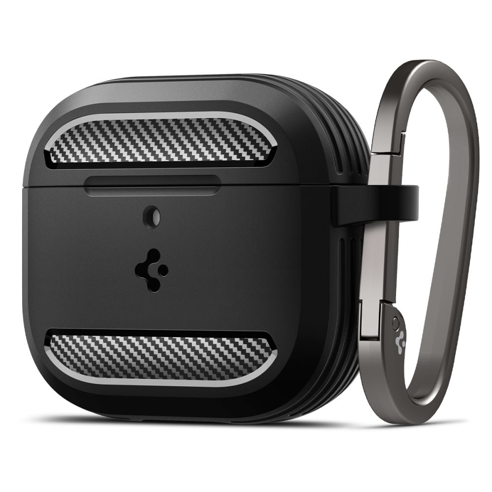 Spigen Rugged Armor AirPods 4 hoesje zwart