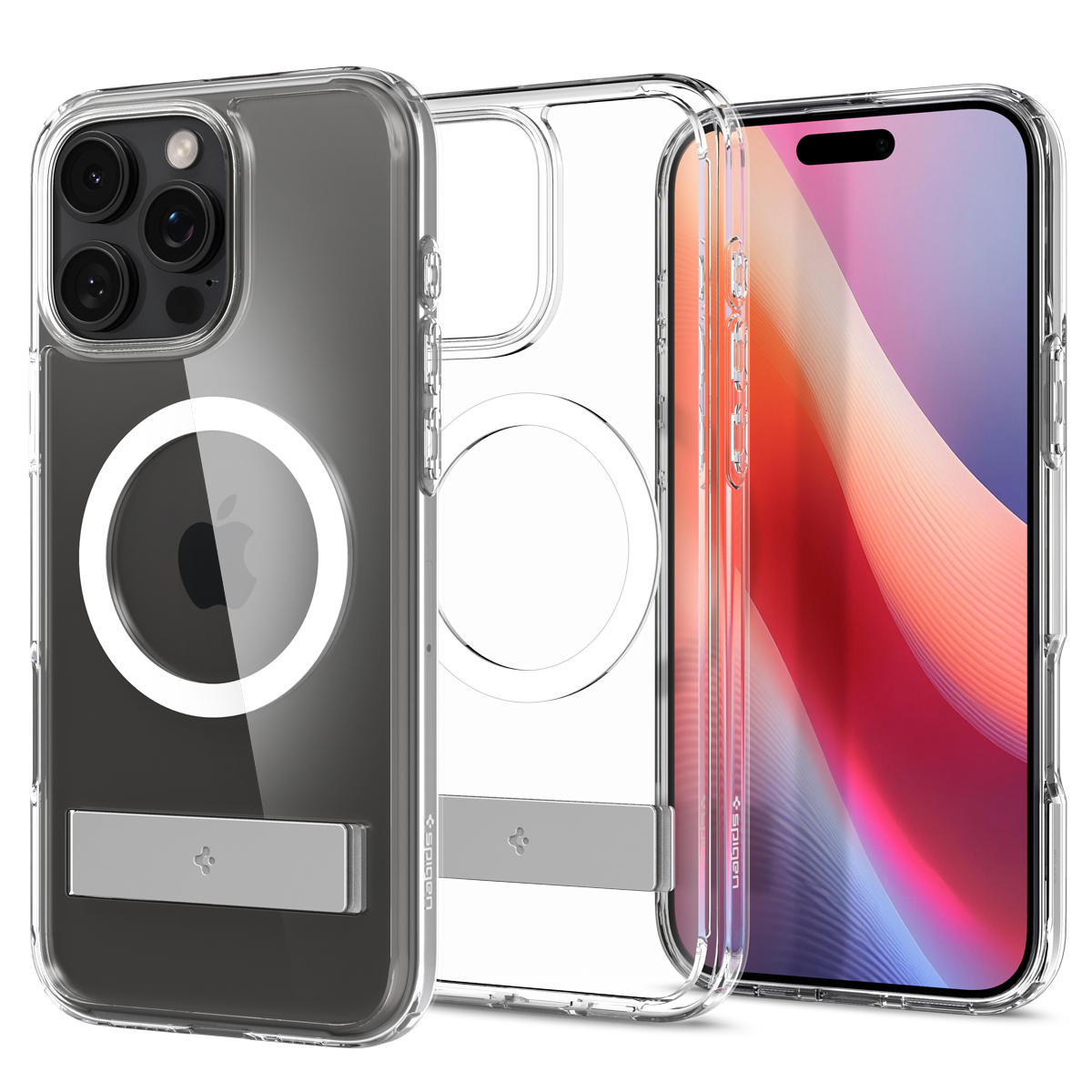 Spigen Ultra Hybrid S iPhone 16 Pro hoesje transparant