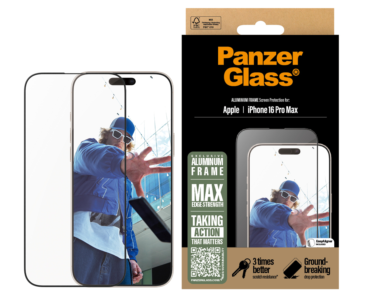 PanzerGlass Gaming Glazen iPhone 16 Plus screenprotector