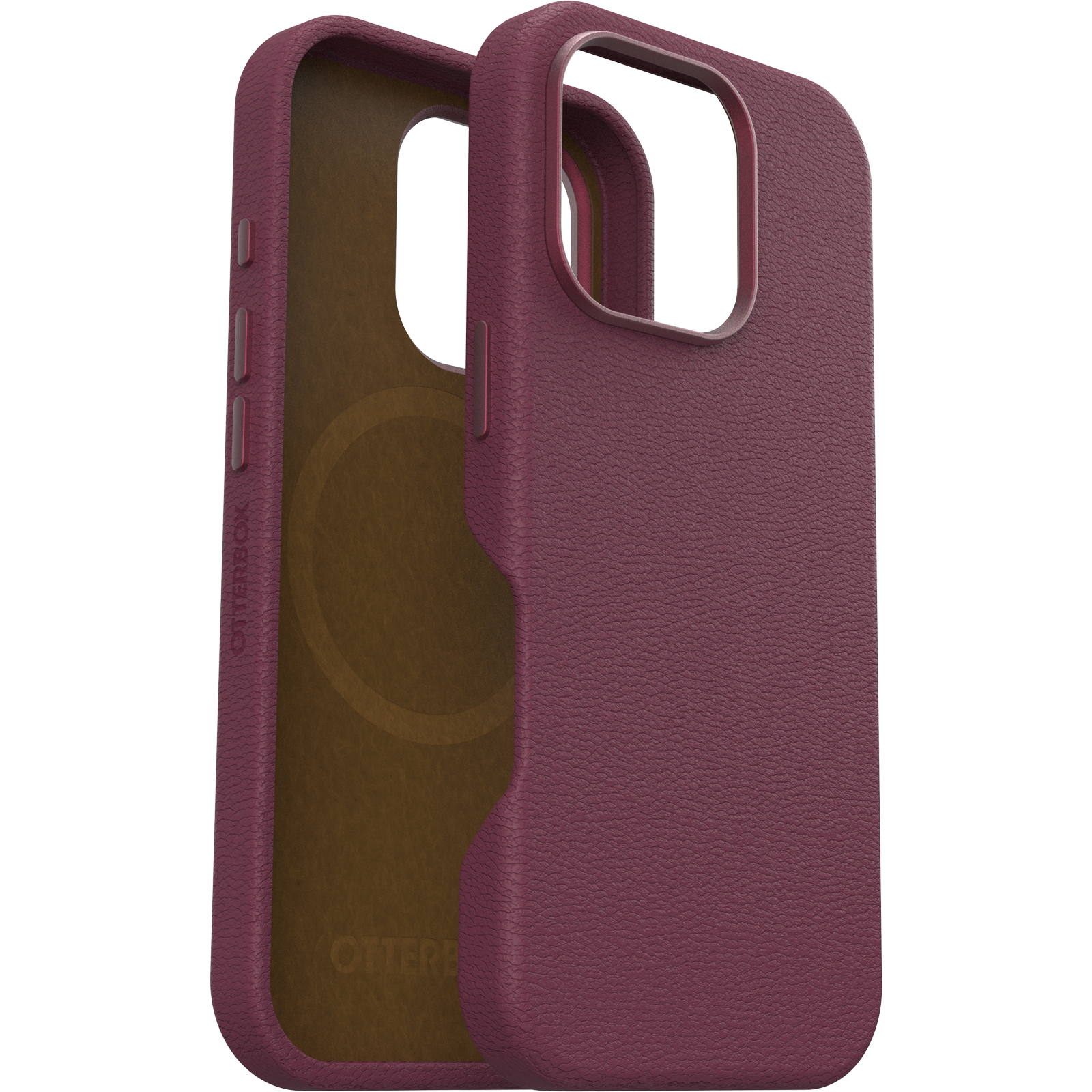 Otterbox Symmetry Cactus leren iPhone 16 Pro Max hoesje rood