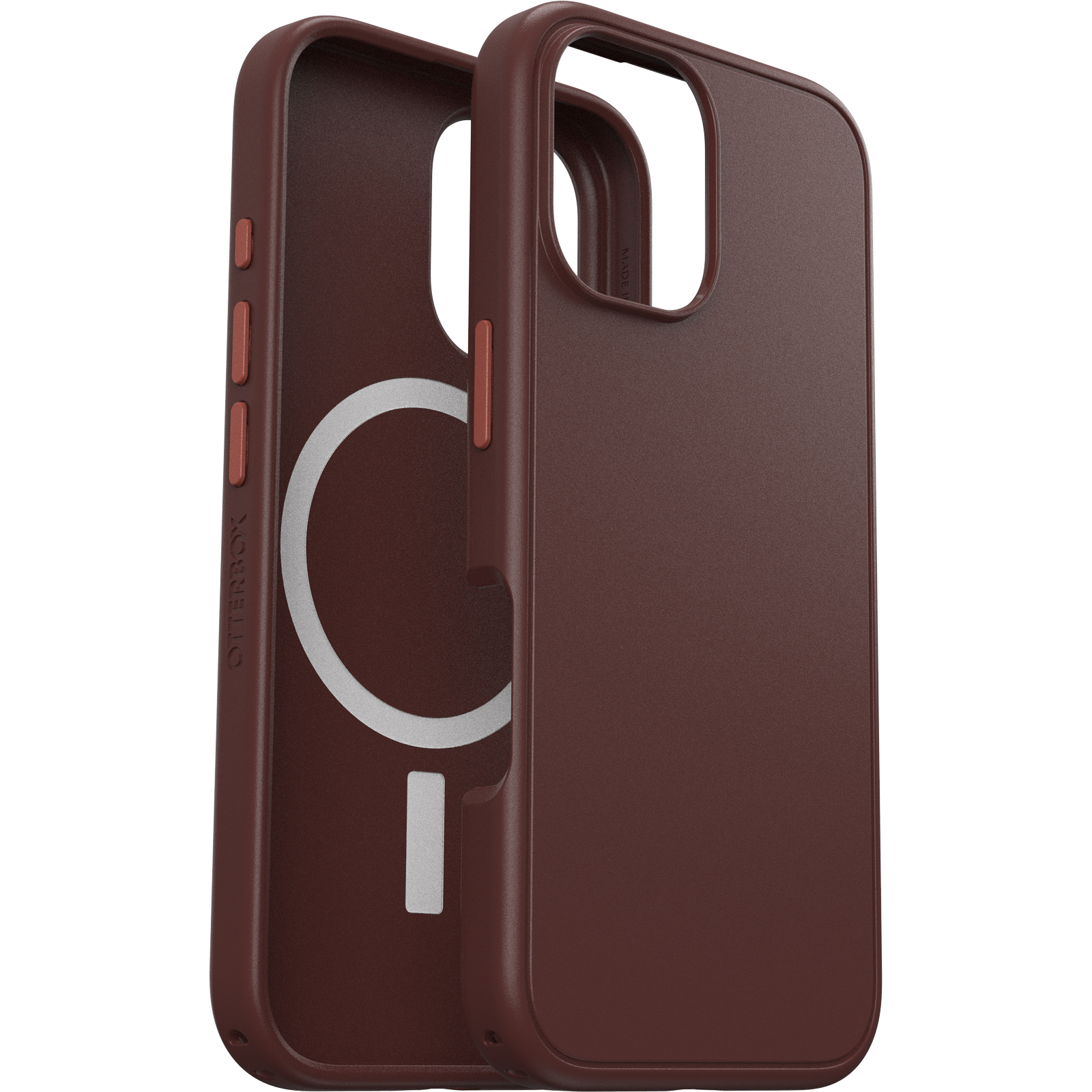 Otterbox Symmetry MagSafe iPhone 16 hoesje bruin