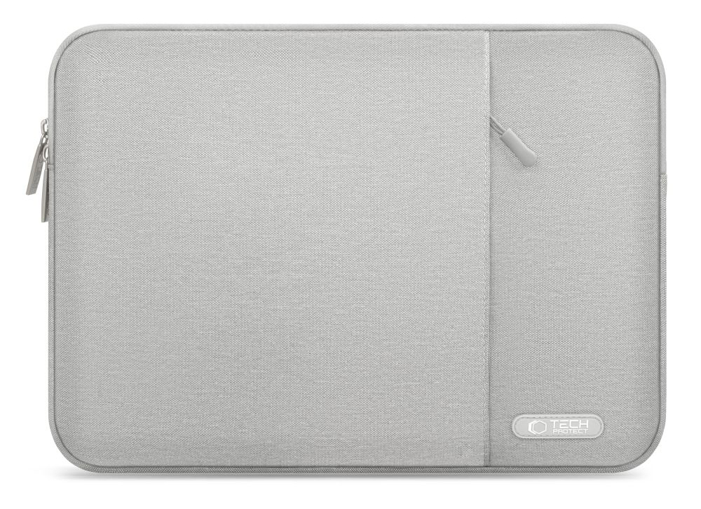 TechProtection Nylon MacBook 13 / 14 inch sleeve grijs