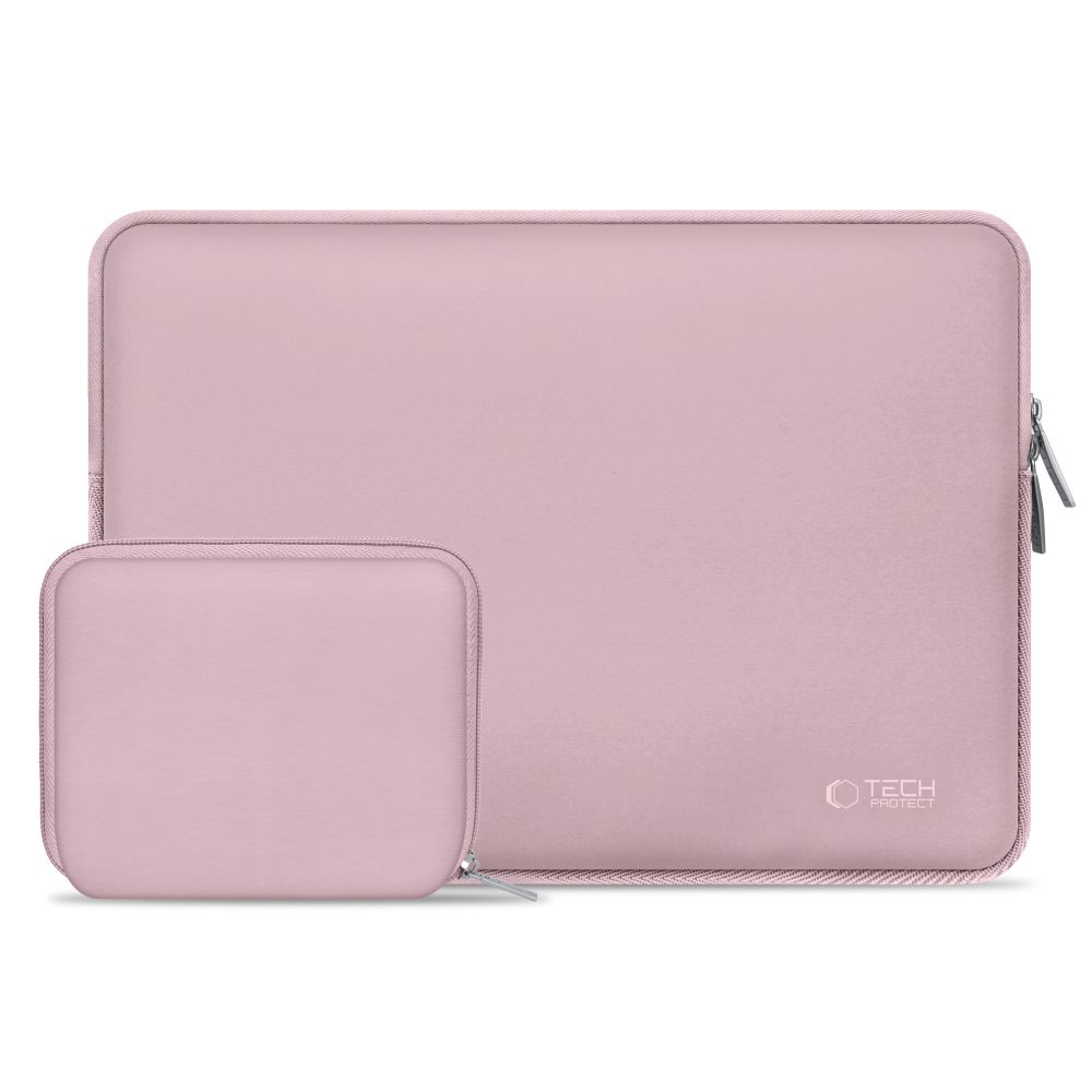 TechProtection Nylon Plus MacBook 15 / 16 inch sleeve roze