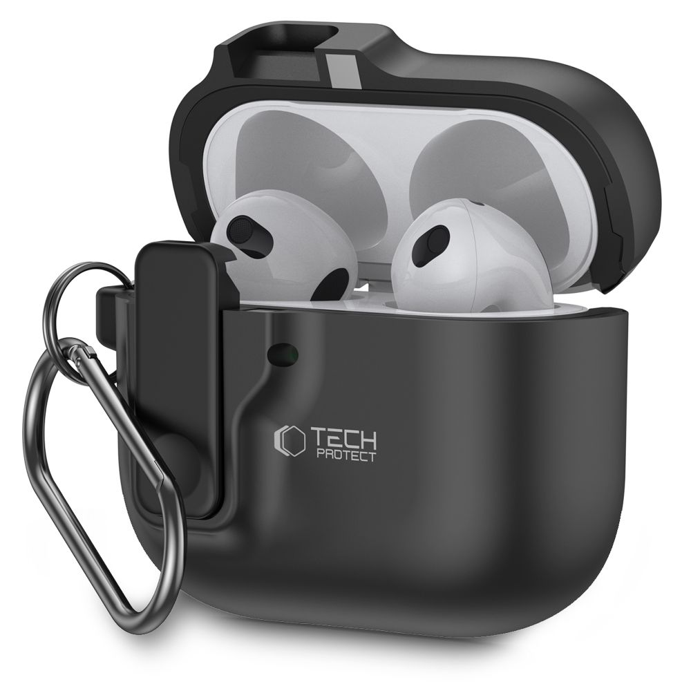 TechProtection Slim AirPods 4 hoesje zwart