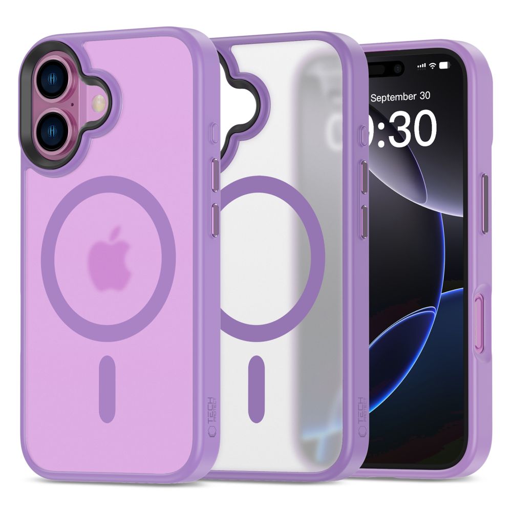 TechProtection MagSafe iPhone 16 hoesje mauve