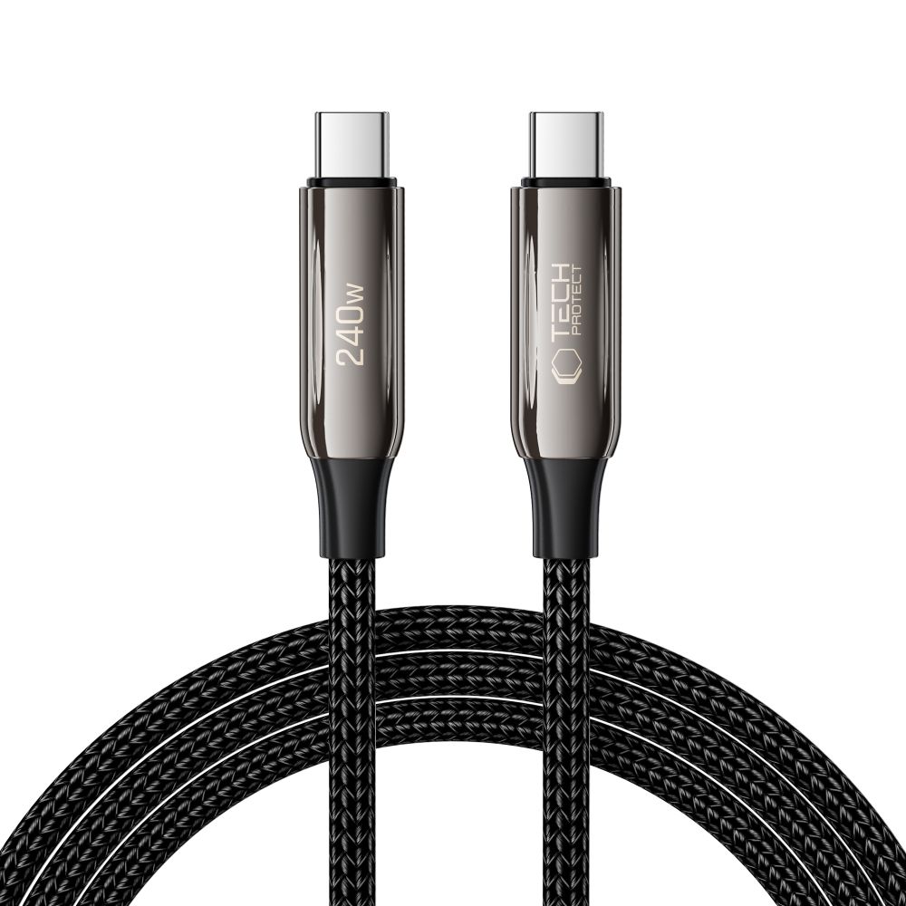 TechProtection UltraBoost Max USB-C naar USB-C kabel 240 watt 1 meter