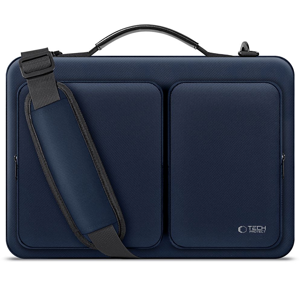 TechProtection Defender MacBook 13 / 14 inch sleeve laptop tas navy