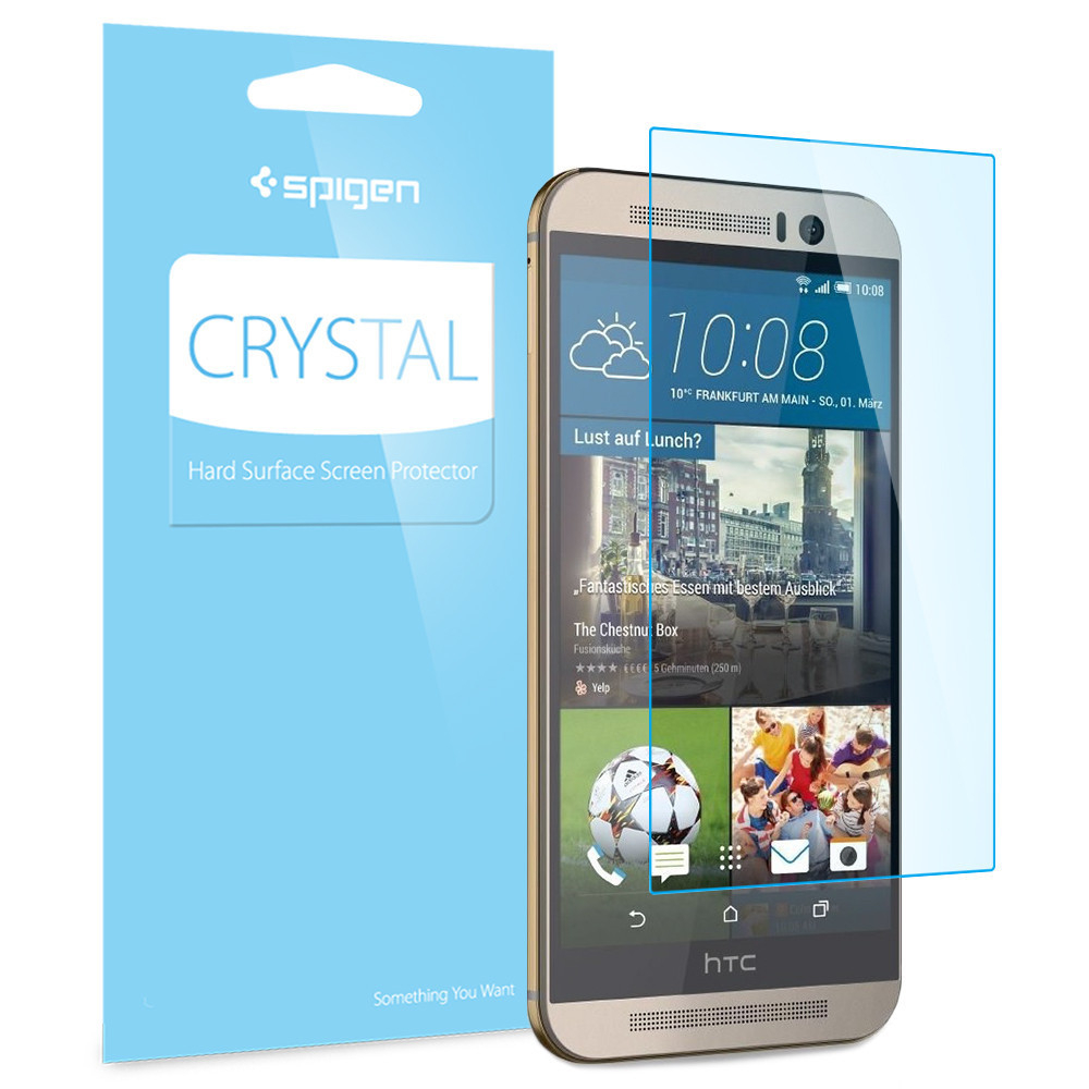 Spigen Crystal One M9 screenprotector
