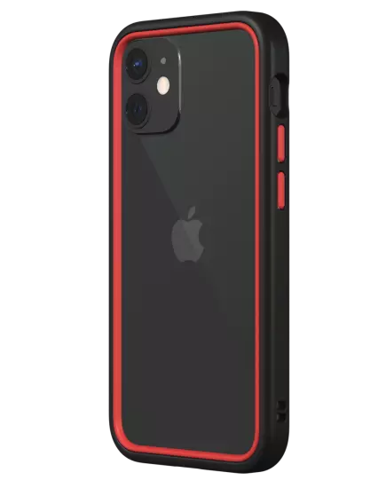 Rhinoshield CrashGuard NX iPhone 12 Pro / iPhone 12 hoesje Zwart / Rood