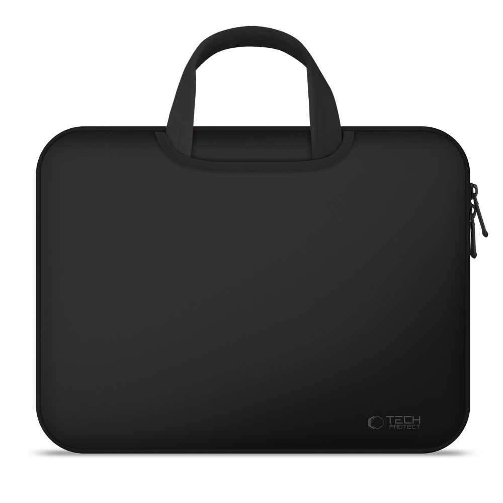 TechProtection MacBook 13 / 14 inch sleeve laptop tas zwart