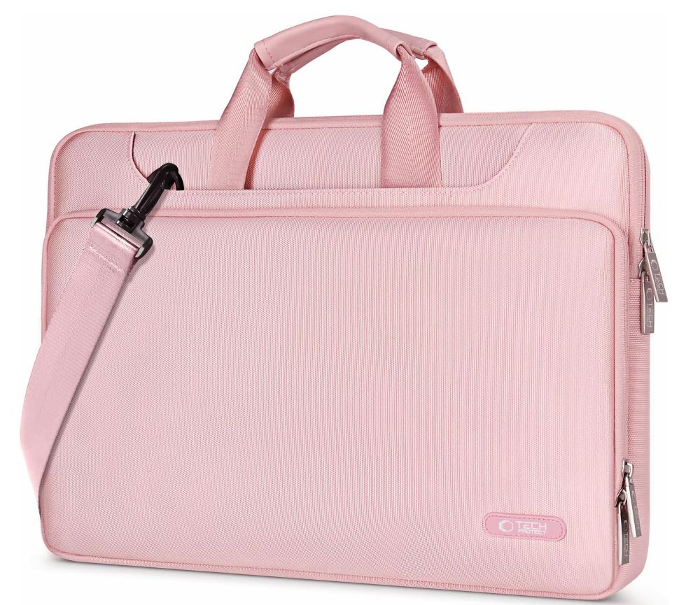 TechProtection Pocket MacBook 15 / 16 inch laptop tas roze