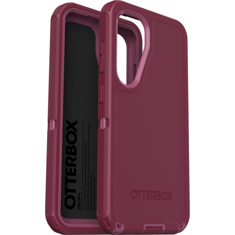 Otterbox Defender Galaxy S25 hoesje roze