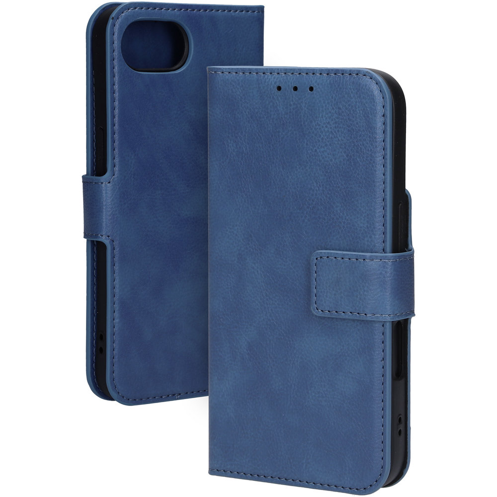 Mobiparts Classic Wallet iPhone 16e hoesje blauw  