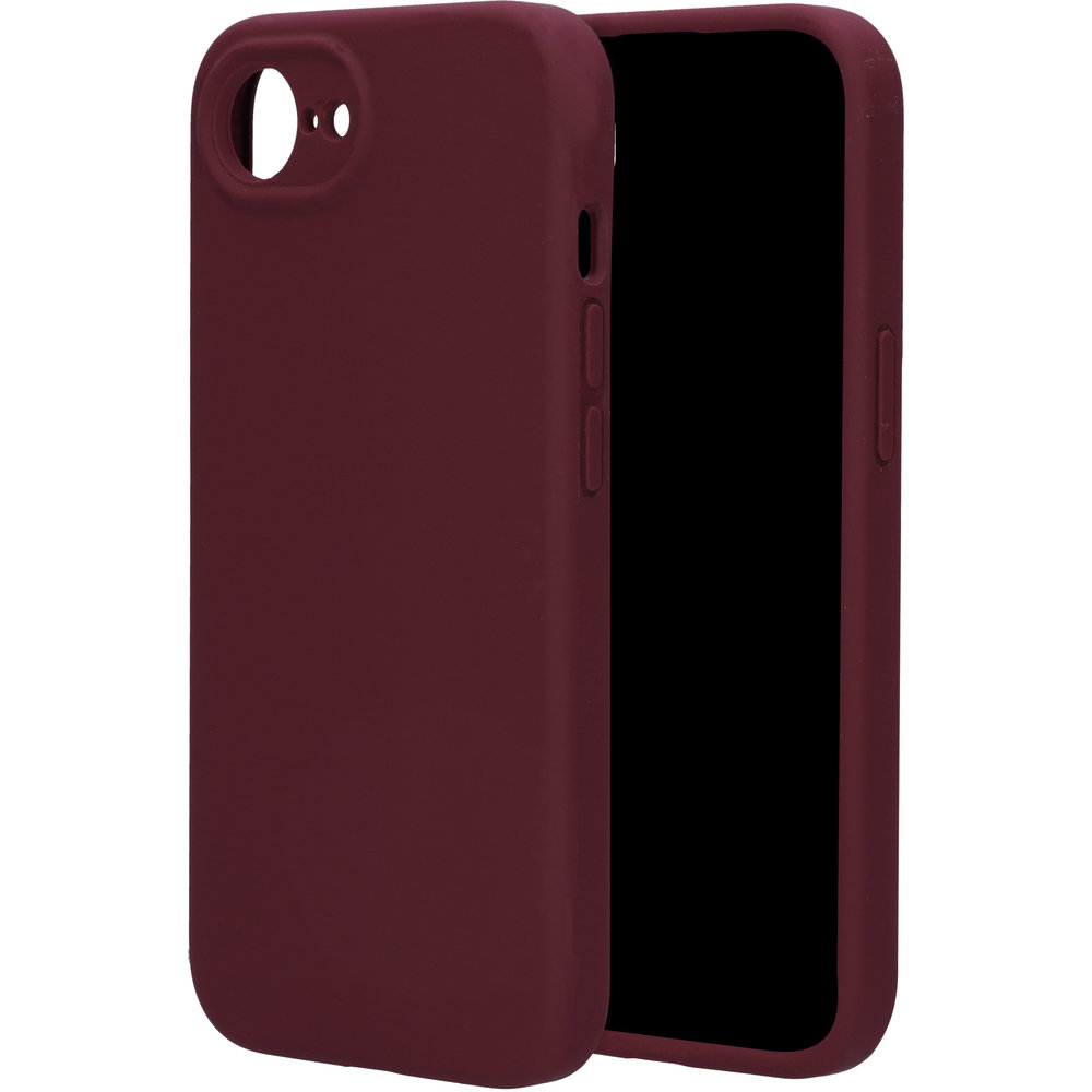 Mobiparts silicone iPhone 16e hoesje rood