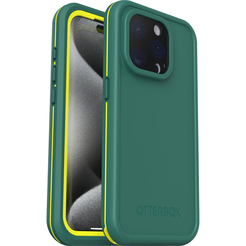 Otterbox Fre iPhone 15 Pro waterdichte hoesje groen