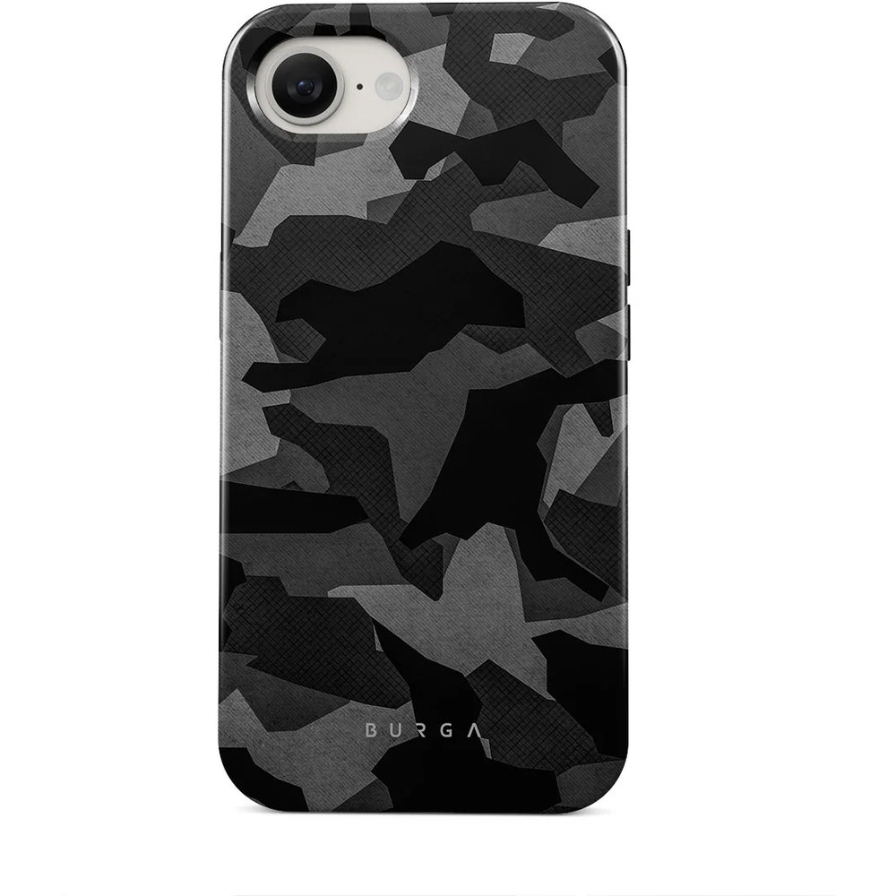 Burga Tough iPhone 16e hoesje camo