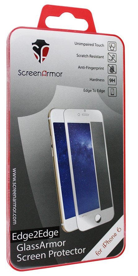 ScreenArmor Edge Glass iPhone 6/6S Screenprotector White