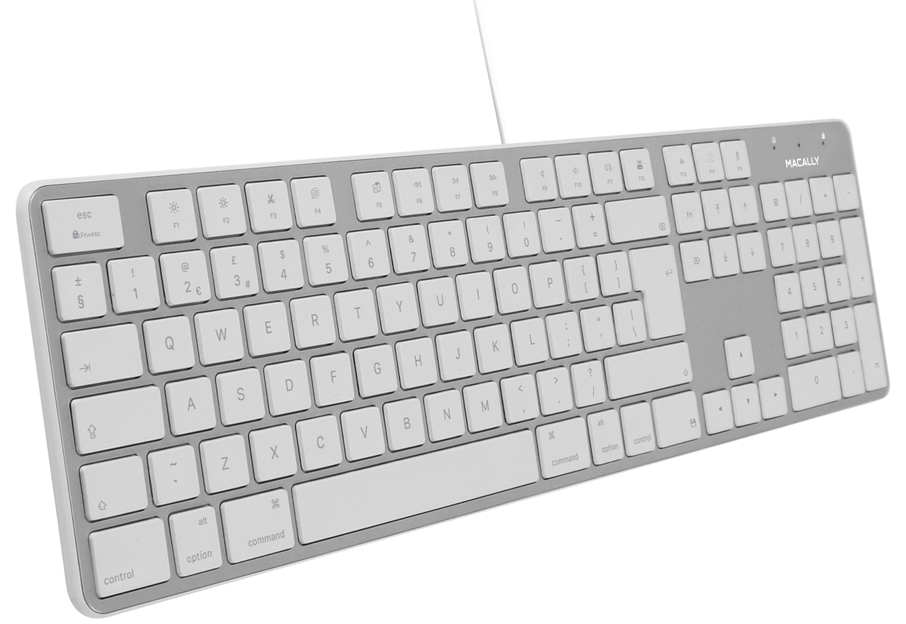 MacAlly SLIMKEY Wired toetsenbord Qwerty -