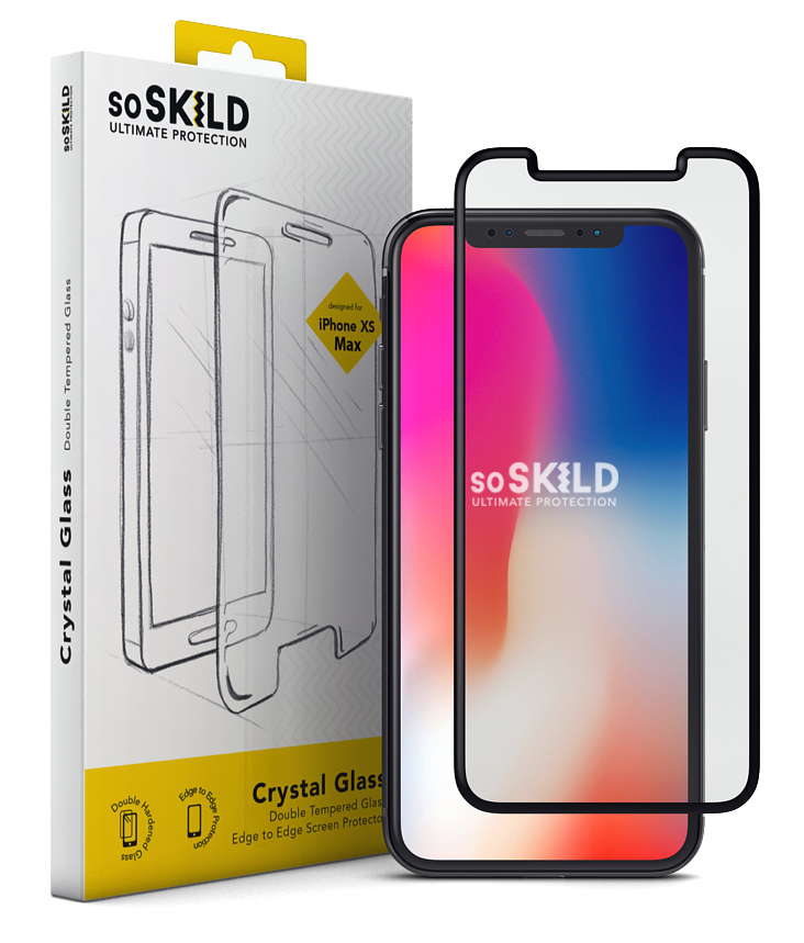 SoSkild Double Glass iPhone Xs Max screenprotector