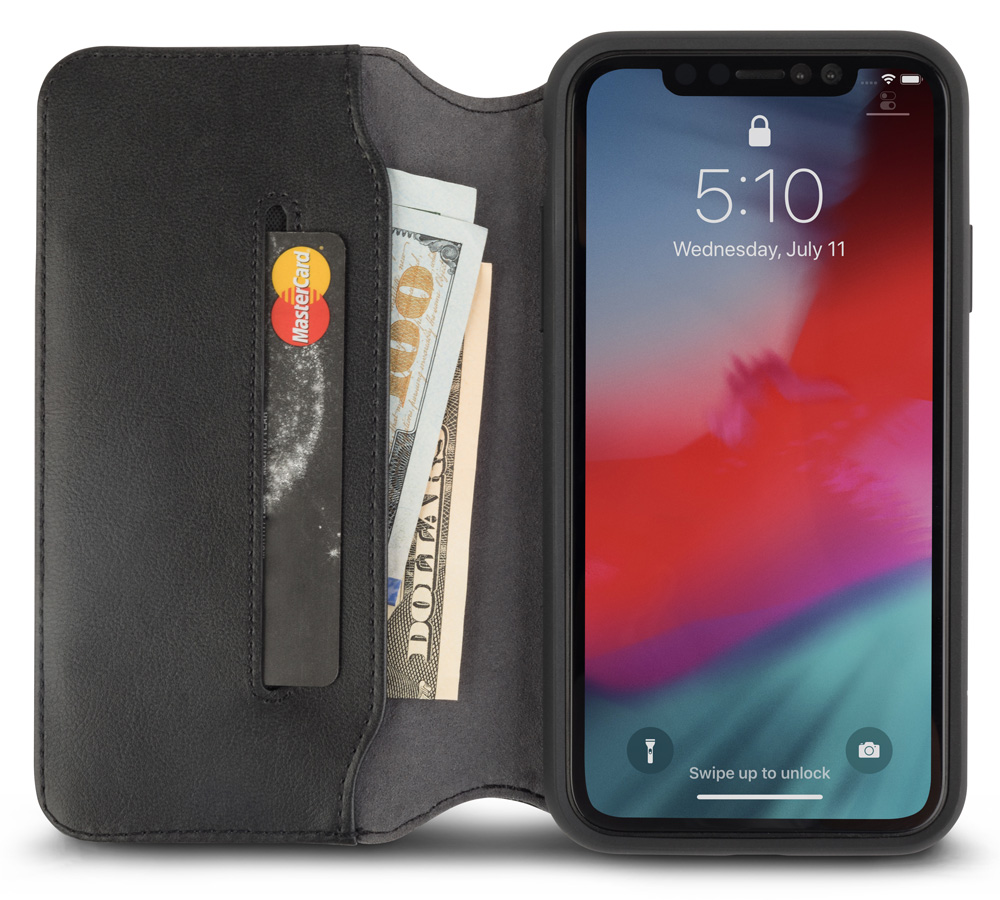 Moshi Overture iPhone XR hoesje Zwart