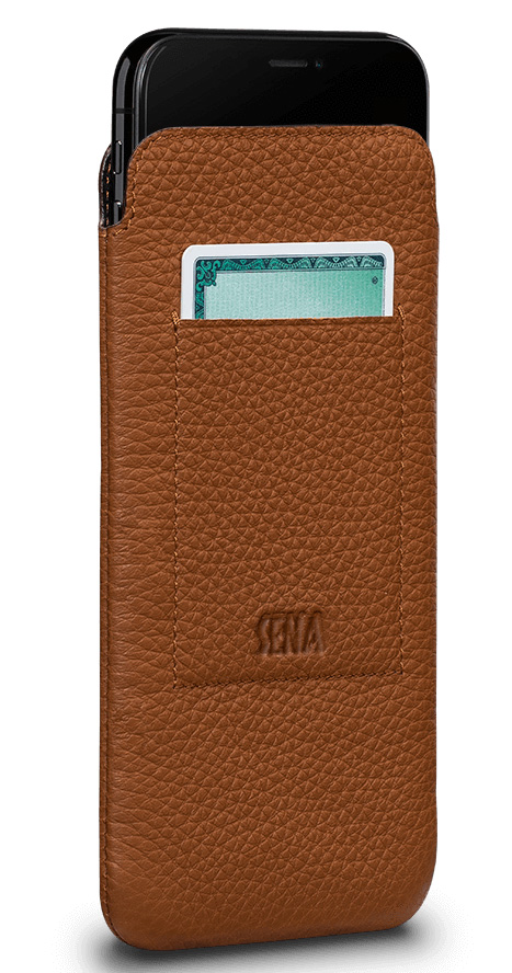 Sena Ultraslim Wallet iPhone XS Max hoesje Tan