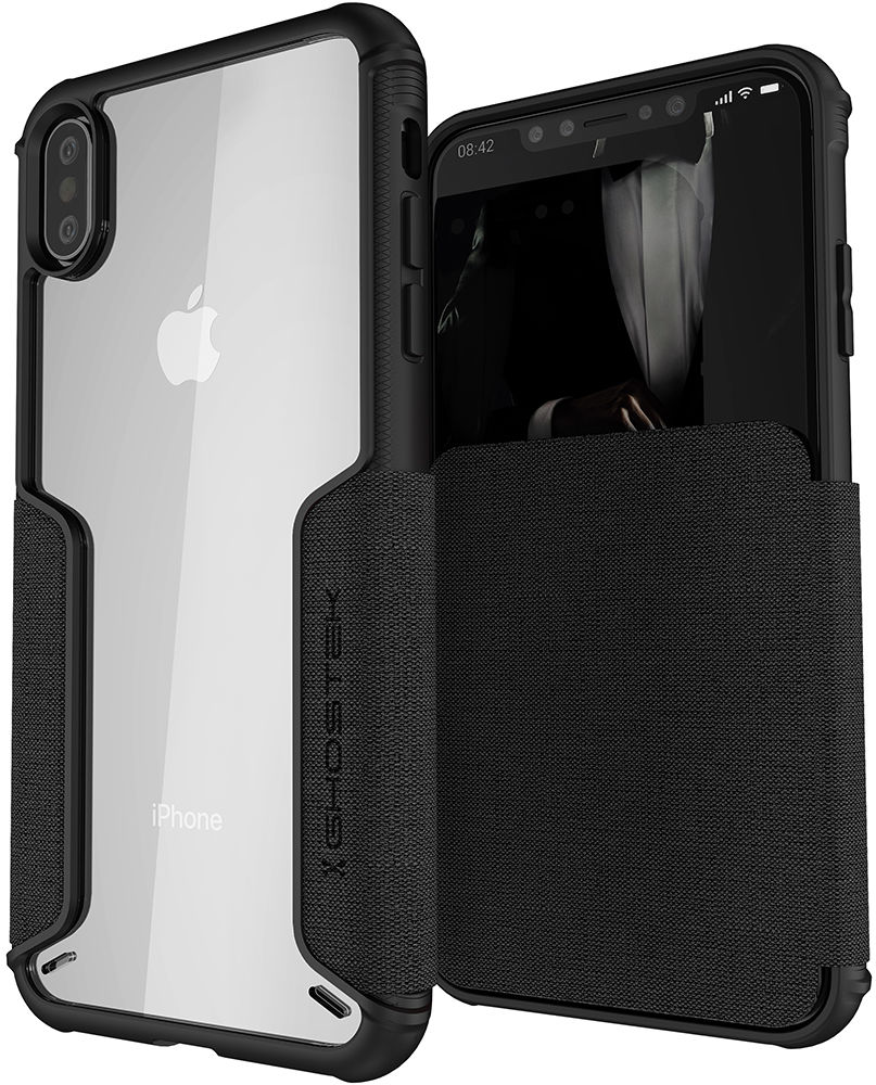 Ghostek Exec 3 iPhone XS Max hoesje Zwart