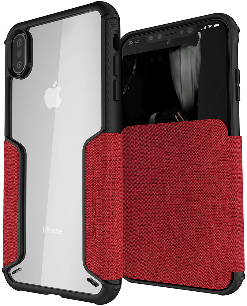 Ghostek Exec 3 iPhone XS Max hoesje Rood