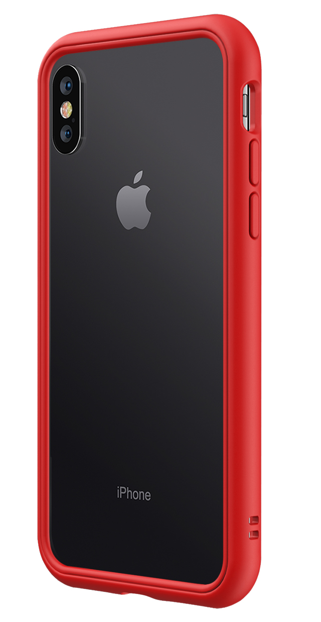 RhinoShield CrashGuard NX iPhone XS bumper hoesje Rood