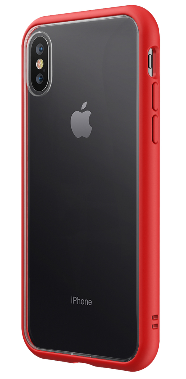 RhinoShield CrashGuard NX iPhone XS Max bumper hoesje Rood