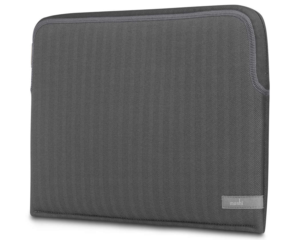 Moshi Pluma MacBook 13 inch 2018 sleeve Grijs