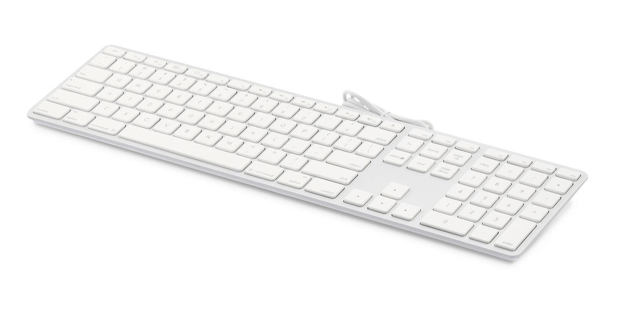 LMP aluminium Qwerty US bedraad USB toetsenbord Zilver