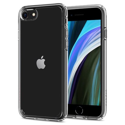 instant Idool deelnemer Spigen Ultra Hybrid 2 iPhone SE 2020 / 8 hoesje Doorzichtig - Appelhoes