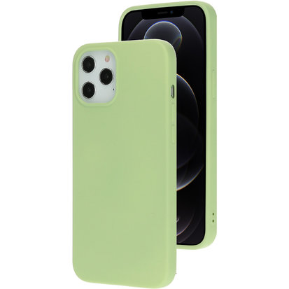 vergelijking Voorzien hoog Mobiparts Silicone iPhone 12 Pro / iPhone 12 hoesje Groen - Appelhoes