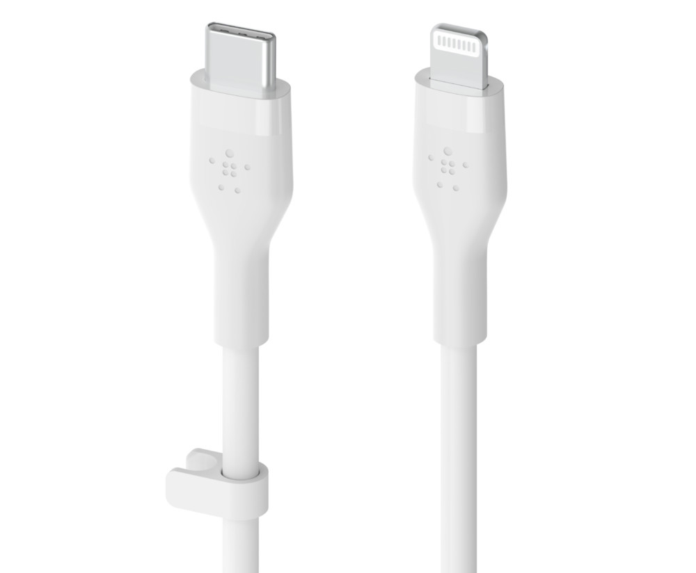 Belkin Boostcharge Flex Usb C Naar Lightning Kabel Meter Wit Appelhoes